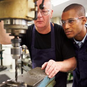 Engineer Teaching Apprentice