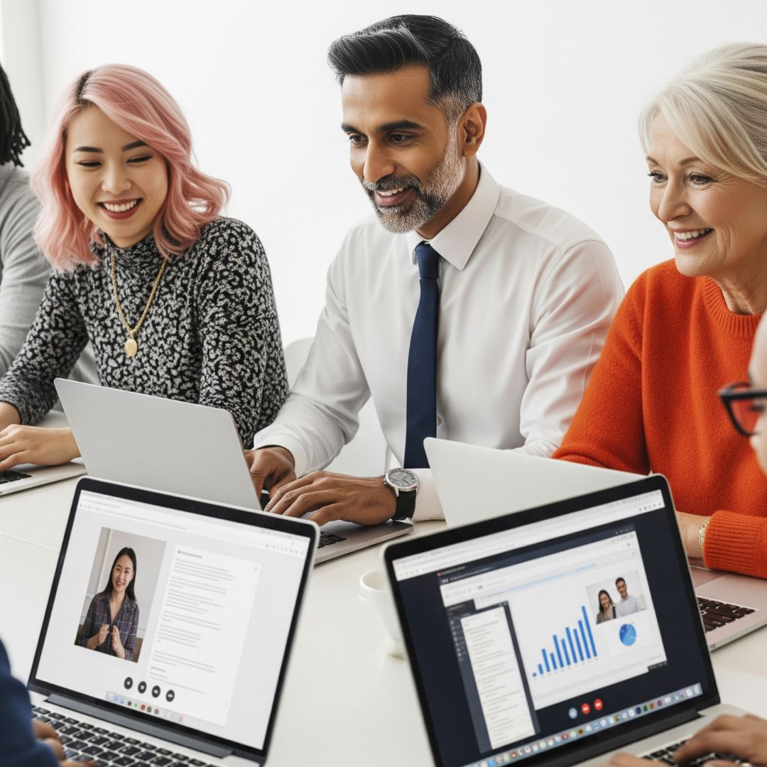 Online employee training.